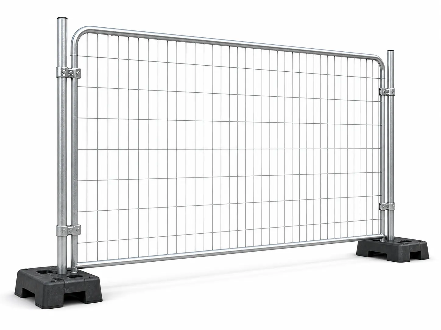 Australia temporary fence panels with bases and stays